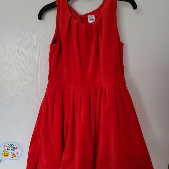 Carter's Red Velvet dress Princess A-line sleeveless 5T - Picture 3 of 12